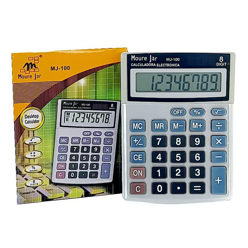 CALCULADORA 8 DIGITOS MJ-100 MOURE JAR