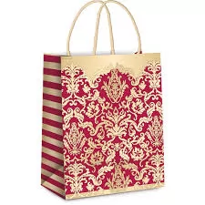 SACOLA DE PRESENTE 32X26,5X13 ESTAMPADA G CROMUS
