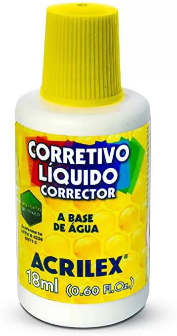 CORRETIVO LIQUIDO 18ML ACRILEX