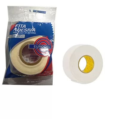 FITA DUPLA FACE ESPUMA 12MMX1,5M EUROCEL