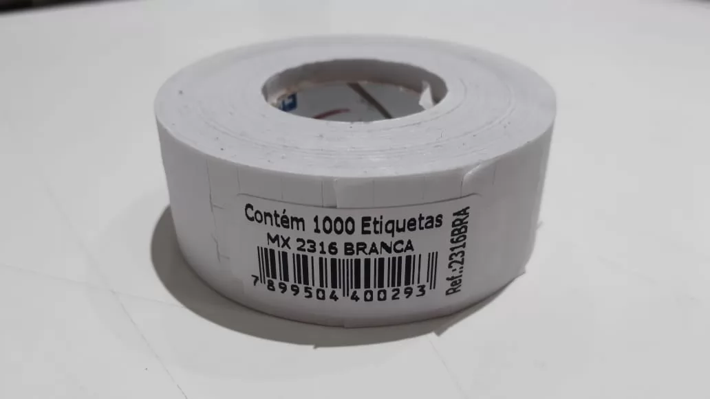 ETIQUETA 23X16 C/1000 P/MAQUINA 02 TRACOS MX