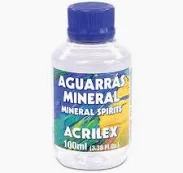 AGUARRAS MINERAL ACRILEX PET/100ML