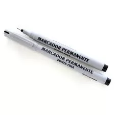 MARCADOR PERMANENTE PONTA FINA PRETO ACRILEX