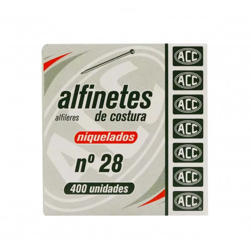 ALFINETE 28 ACO NIQUELADO 50G ACC