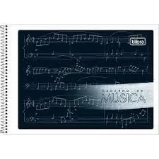 CADERNO FLEXIVEL ESPIRAL PEQUENO MUSICA 48 FOLHAS TILIBRA