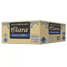 PAPEL HIGIENICO FOLHA DUPLA 9,6X20,5 COM 8000 FOLHAS CAI CAI CLARAMAX