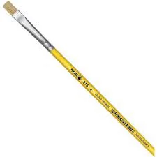 PINCEL CHATO RETO AMARELO 815-04 TIGRE