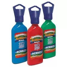 TINTA DIMENSIONAL BRILHANTE RELEVO 3D 35ML ACRILEX