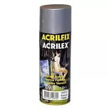 VERNIZ FIXADOR SPRAY FOSCO 300ML ACRILFIX ACRILEX