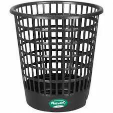 LIXEIRA PLASTICA REDONDA TELADA 9 LITROS PLASVALE