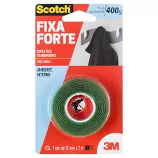 FITA FIXA FORTE TRANSPARENTE 12X2M SCOTCH 3M
