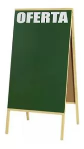 QUADRO VERDE STANDARD 100X60 SOUZA CALCADA 2 FACES