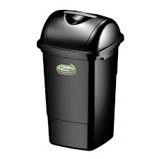 LIXEIRA PLASTICA QUADRADA COM TAMPA BASCULANTE 14 LITROS PLASVALE