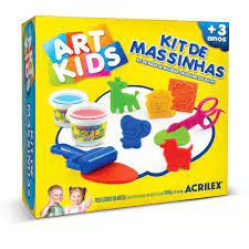 KIT DE MASSINHA 7 ART KIDS 300G ACRILEX