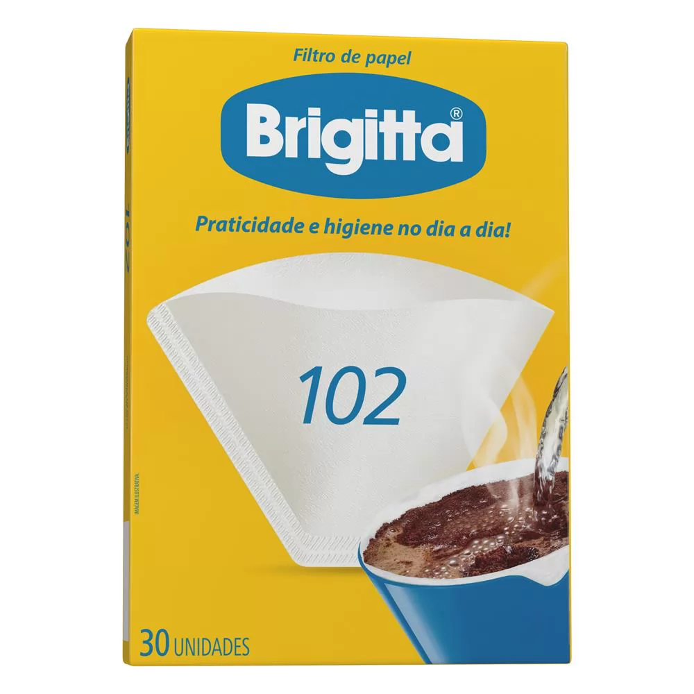 FILTRO DE PAPEL 102 C/30UN BRIGITTA