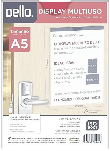 DISPLAY MULTIUSO A5 RIGIDO DELLO