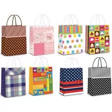 SACOLA DE PRESENTE ESTAMPADA 21,5X15X8 P CROMUS