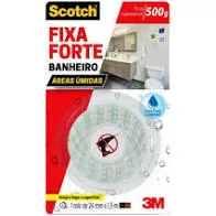 FITA FIXA FORTE ESPUMA PARA AREAS UMIDAS 24X1,5M SCOTCH 3M