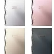 CADERNO CAPA DURA ESPIRAL COLEGIAL WEST VILLAGE 80 FOLHAS TILIBRA