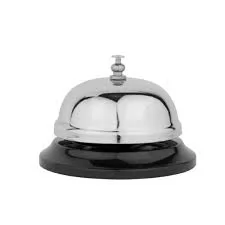 CAMPAINHA DE MESA SINETA ACO CROMADO BRW