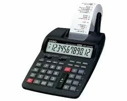 CALCULADORA C/IMPRESSAO 12 DIGITOS BIVOLT HR-100RC CASIO