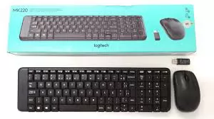KIT TECLADO E MOUSE WIRELESS MK220 LOGITECH