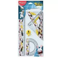 KIT REGUAS RABBIDS C/4 PECAS MAPED