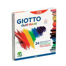 GIZ PASTEL OLEOSO 24 CORES GIOTTO