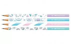 LAPIS DE ESCREVER ESTAMPADO FABER CASTELL