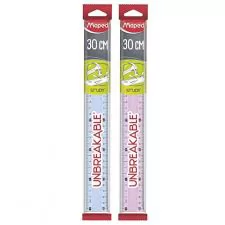REGUA STUDY UNBREAKABLE 30CM MAPED