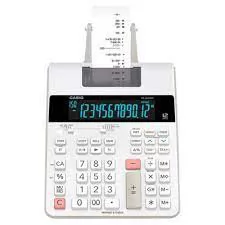 CALCULADORA COM IMPRESSAO ROLETE BIVOLT FR-2650RC CASIO