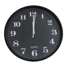 RELOGIO DE PAREDE KIT PRETO