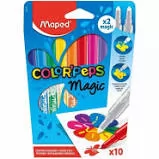 HIDROCOR MAGICA COLOR PEPS 10 CORES MAPED