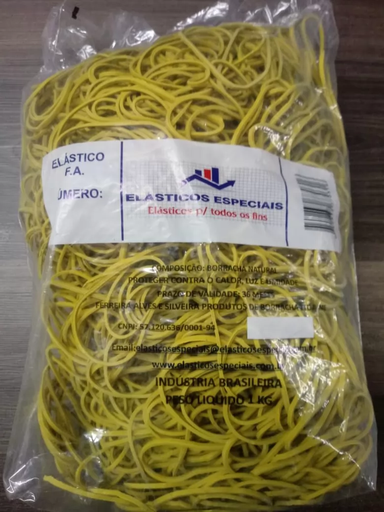 ATILHO ELASTICOS ESPECIAIS N 18 AMARELO 500G GS FERREIRA