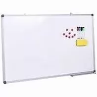 QUADRO BRANCO 100X80 MAGNETICO LUXO MOLDURA DE ALUMINIO SOUZA