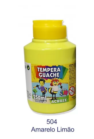 TINTA GUACHE 250ML ACRILEX