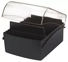 FICHARIO DE MESA 4X6 PRETO WALEU