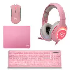 COMBO GAMER 4 EM 1 SERIE M ROSA DAZZ