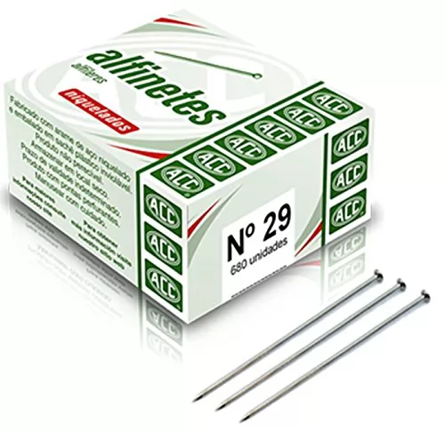 ALFINETE 29 ACC ACO NIQUELADO 50G