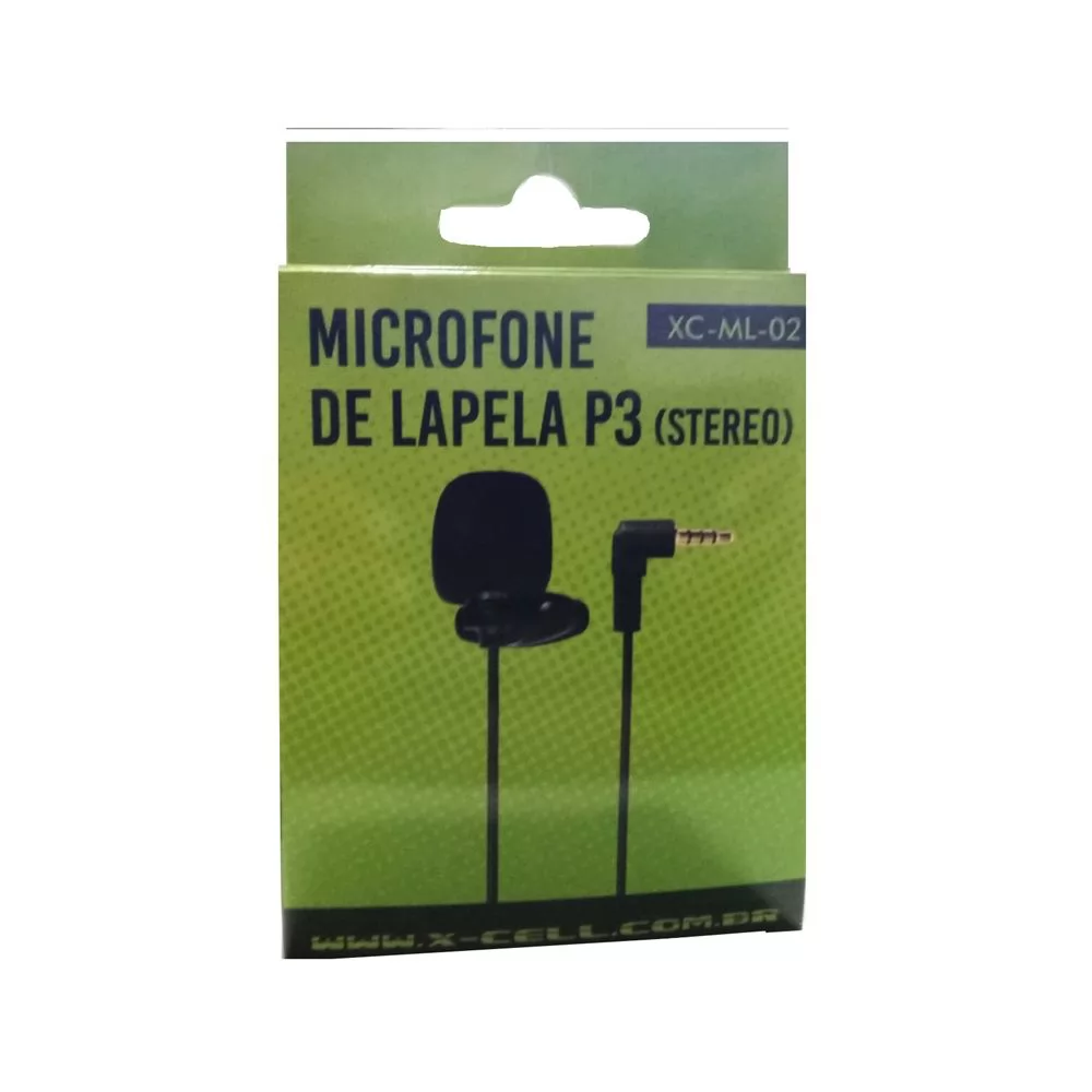 MICROFONE DE LAPELA P3 X CELL