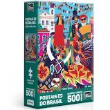 QUEBRA CABECA POSTAIS DO BRASIL - FESTAS TIPICAS 500 PECAS NANO GAME OFFICE TOYSTER