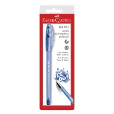 CANETA ESFEROGRAFICA ICE AZUL FABER CASTELL