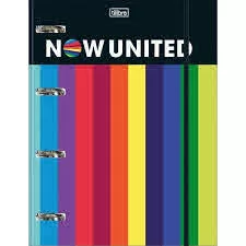 FICHARIO ARGOLADO C/ELASTICO NOW UNITED TILIBRA