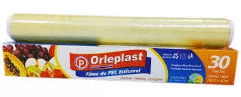 FILME PVC ESTICAVEL 28X30M DOMESTICO ORLEPLAST