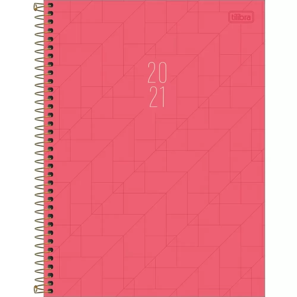 AGENDA ESPIRAL ROSA SPOT M9 TILIBRA