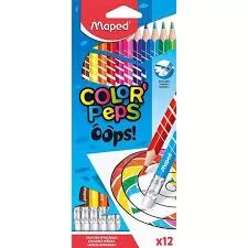 LAPIS DE COR APAGAVEL C/12UN COLOR PEPS MAPED
