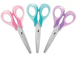 TESOURA SENSOFT 3D PASTEL 13CM MAPED