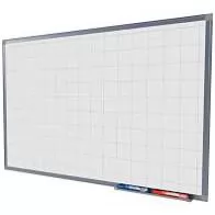 QUADRO BRANCO QUADRICULADO ALUMINIO 90X60 STALO