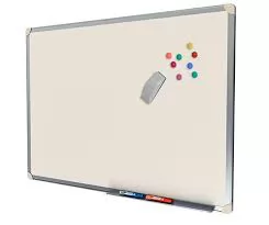 QUADRO BRANCO MAGNETICO ACO ALUMINIO 70X50 STALO