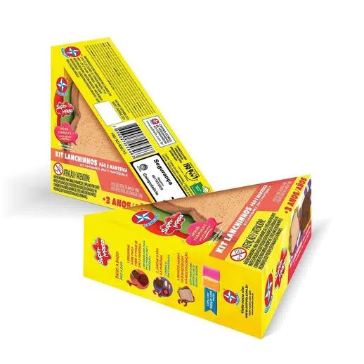 SUPER MASSA KIT LANCHINHOS ESTRELA